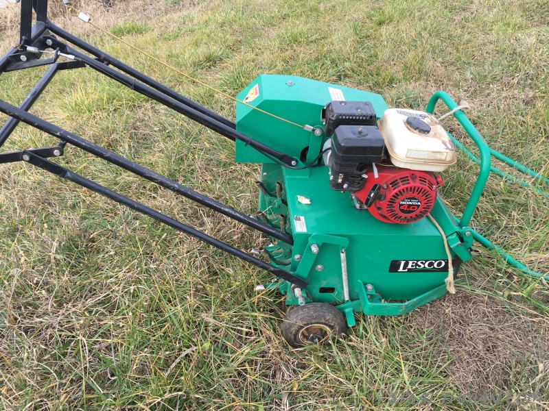 LESCO LA2600 Commercial Walk Behind Drum Aerator Core Plugger Honda w