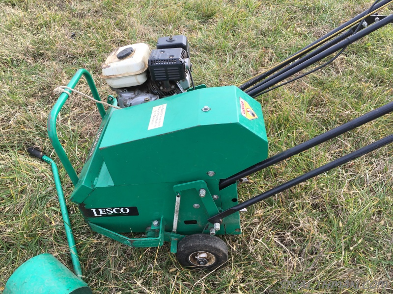 LESCO LA2600 Commercial Walk Behind Drum Aerator Core Plugger Honda w