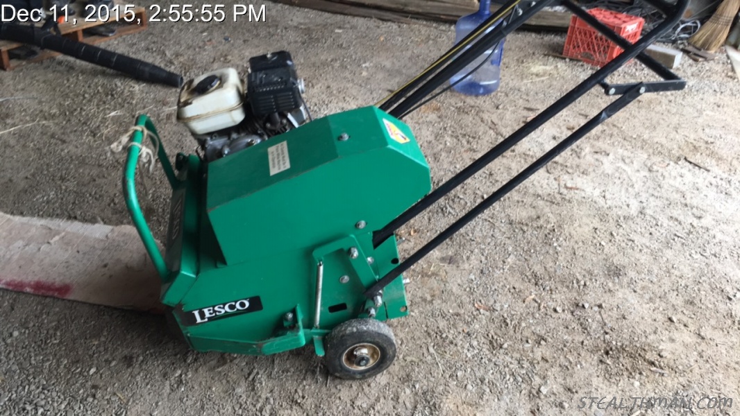 LESCO LA2600 Commercial Walk Behind Drum Aerator Core Plugger Honda w